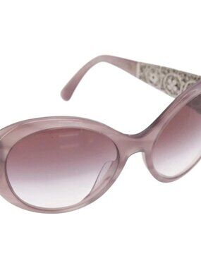CHANEL Sunglasses plastic Pink CC Auth BA9088V